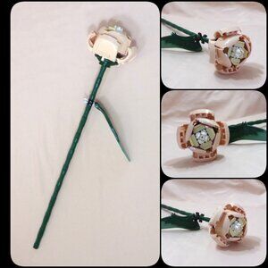 LEGO Botanical Flowers - 1 pcs Rose Tan Straight - Individual Sale 10280 Bouquet